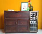 Vintage Buffetkast/Drankenkast met Glas in Lood, Ophalen
