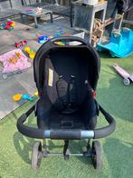 Kinderwagen - Zwart, Kinderen en Baby's, Kinderwagens en Combinaties, Gebruikt, Met autostoeltje, Ophalen, Kinderwagen