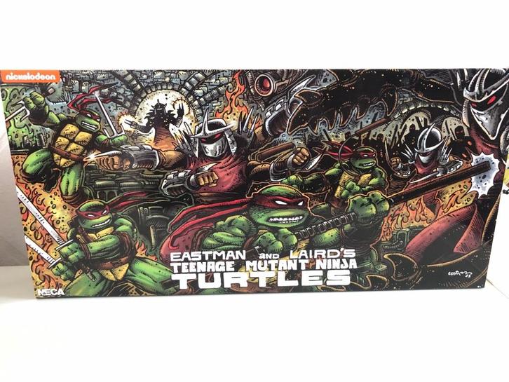 NECA TEENAGE MUTANT NINJA TURTLES MIRAGE COMICS 4pack boxset, Verzamelen, Poppetjes en Figuurtjes, Nieuw, Ophalen of Verzenden