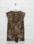 ALIX the Label - Mooie leopardprint tee maat XS - Nieuw €69, Alix the label, Bruin, Nieuw, Ophalen of Verzenden
