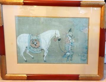 schilderij tribute of horses door Han Kan beschikbaar voor biedingen