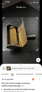 Verzilverde tafel kruimeldief, Antiek en Kunst, Ophalen of Verzenden