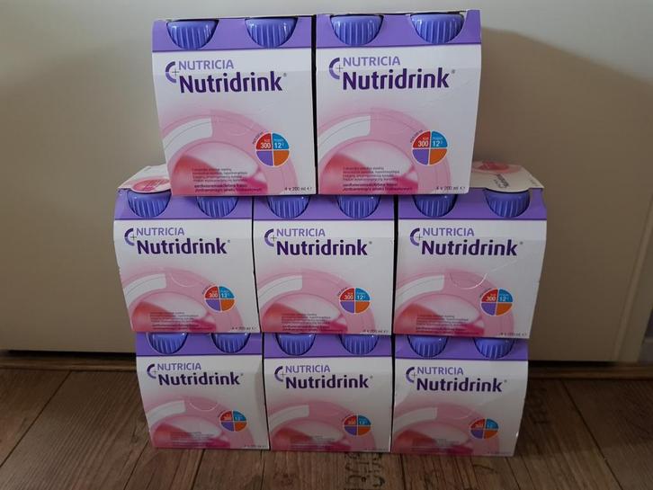 Nutridrink aardbei 32 flesjes nutricia, Diversen, Levensmiddelen, Ophalen