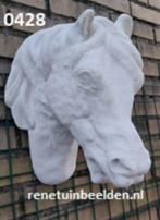 Paarden hoofd, Ophalen, Nieuw, Beton, Dierenbeeld