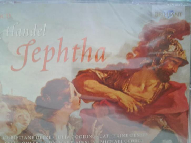 3cd Händel - Jephtha (2013), Cd's en Dvd's, Cd's | Klassiek, Nieuw in verpakking, Ophalen of Verzenden