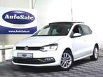 Volkswagen Polo 1.2 TSI Highline LED PANO BLUET PDC CRUISE E, Stof, Zwart, 4 cilinders, Wit