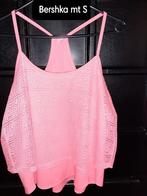 Bershka roze festival topje mt S, Zo goed als nieuw, Roze, Bershka, Ophalen of Verzenden
