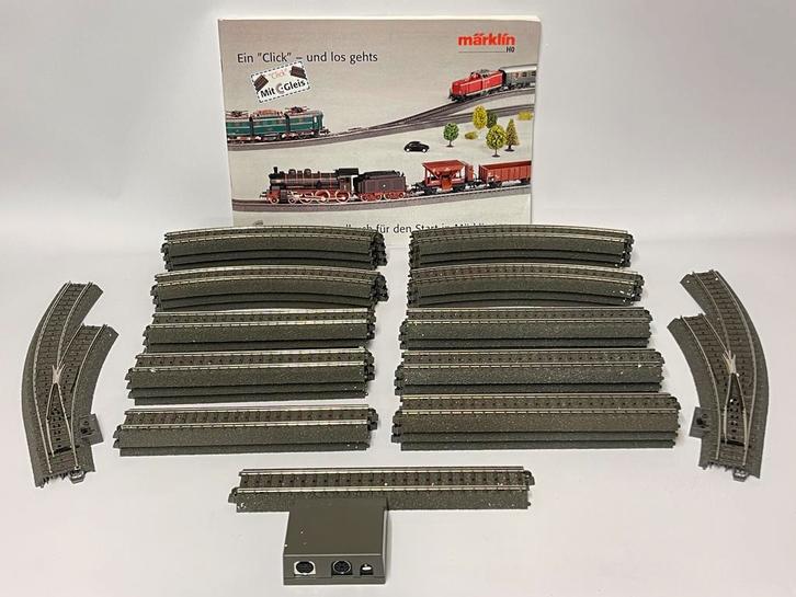 * 30 % KORTING WINKELNIEUW * Compl. Rail Ovaal met Wissels *, Hobby en Vrije tijd, Modeltreinen | H0, Nieuw, Rails, Wisselstroom