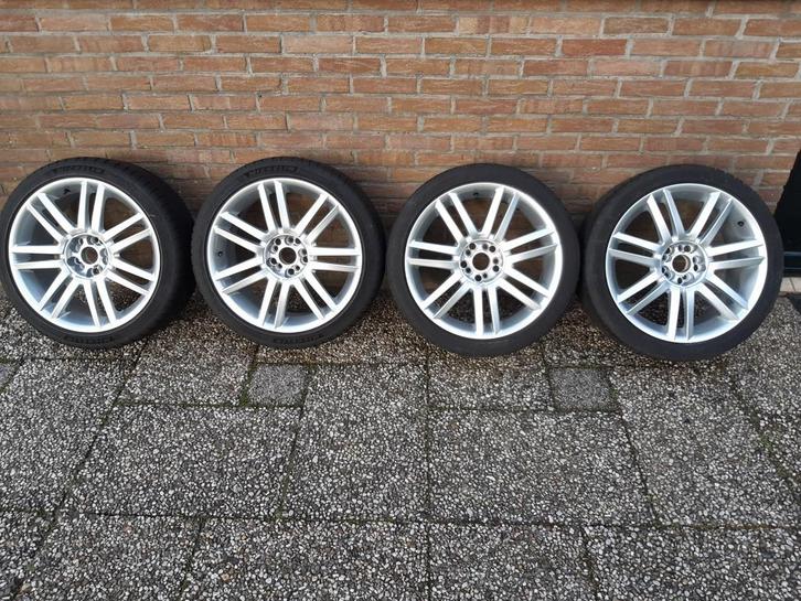 Type Audi S-Line velgen, Auto-onderdelen, Banden en Velgen, Banden en Velgen, Zomerbanden, 18 inch, 225 mm, Personenwagen, Gebruikt