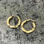 14k gouden oorbellen versace model, Sieraden, Tassen en Uiterlijk, Oorbellen, Ophalen of Verzenden, Nieuw, Goud
