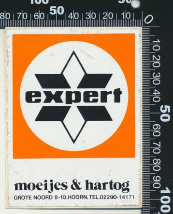 Sticker: Expert Moeijes en Hartog - Hoorn beschikbaar voor biedingen