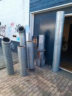 Schoorsteen buizen 10 meter dubbelwandige, Doe-het-zelf en Verbouw, Buizen en Afvoer, Ophalen of Verzenden, Zo goed als nieuw