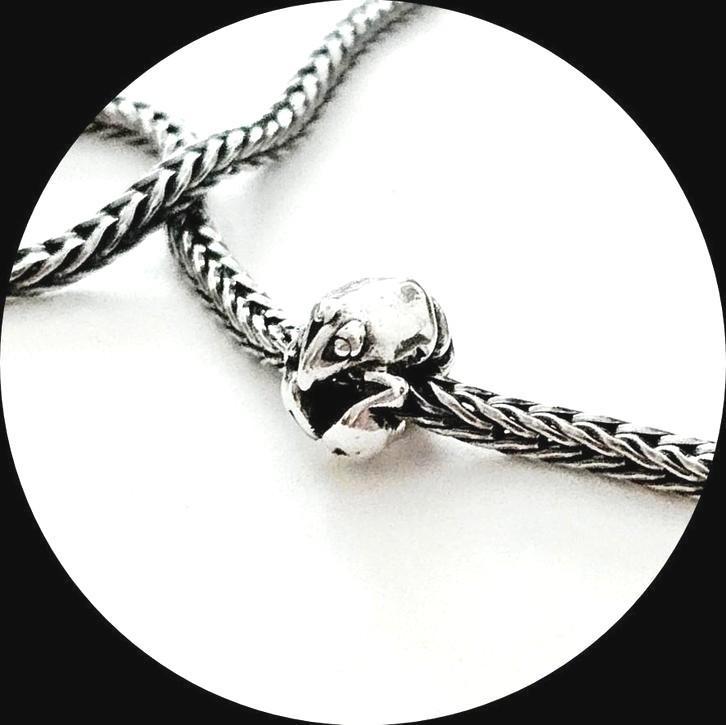Trollbeads Sterrenbeeld Kreeft TAGBE-30101 / retired, Sieraden, Tassen en Uiterlijk, Bedels, Zo goed als nieuw, Trollbeads, Zilver