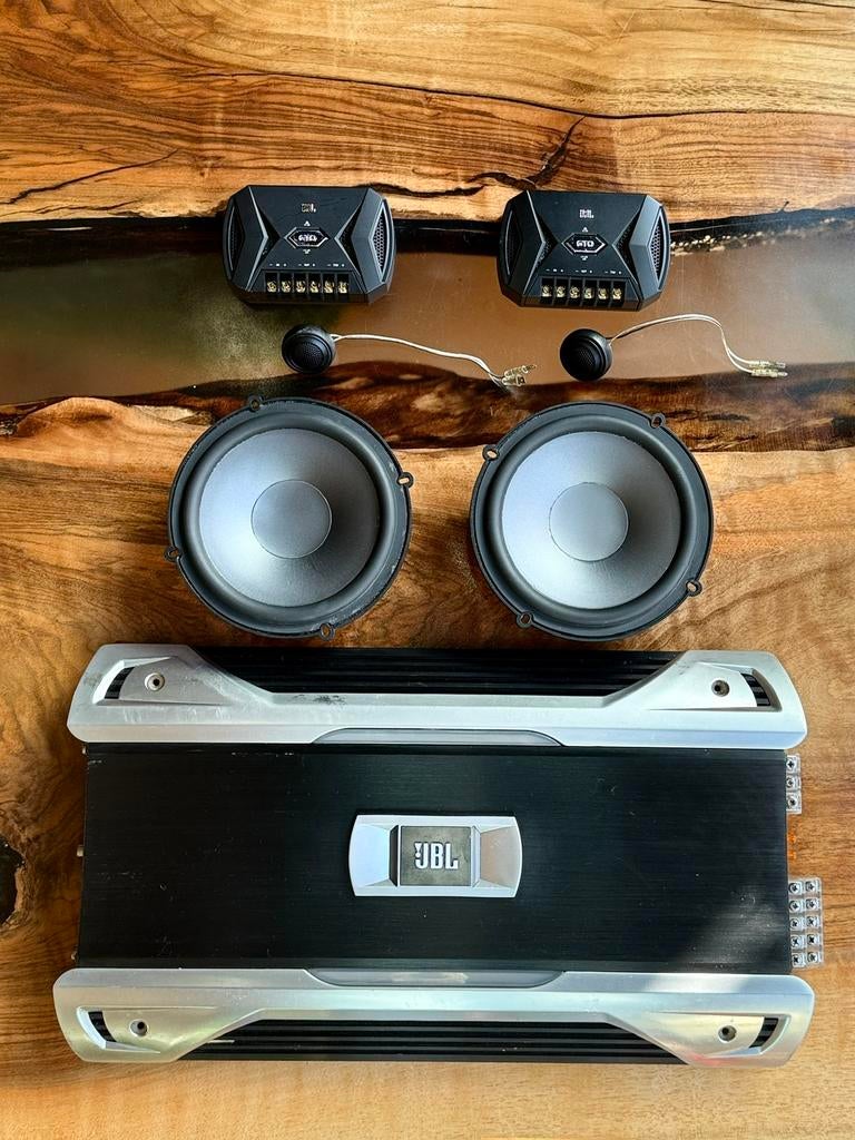 Complete JBL GTO auto audio set (versterker+speakers), Auto diversen, Autospeakers, Gebruikt, Ophalen of Verzenden