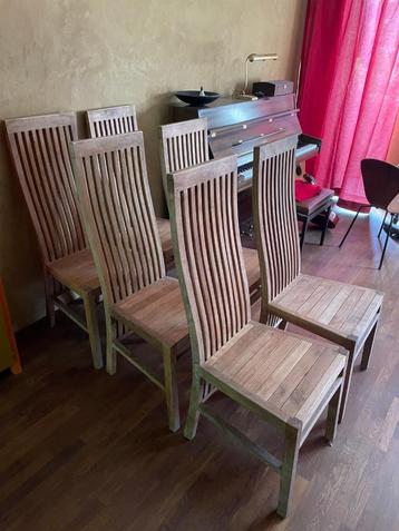 Prachtige eettafelstoelen (6) beschikbaar voor biedingen