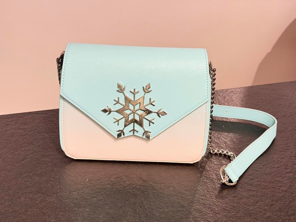 Loungefly Disney Frozen Schoudertas, Ophalen of Verzenden, Zo goed als nieuw, Blauw, Schoudertasje