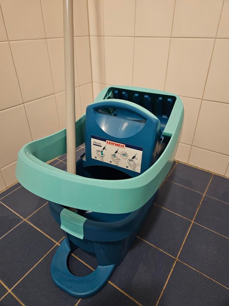 Leifheit Profi vloerdweil systeem met doekpers, Huis en Inrichting, Schoonmaakartikelen, Ophalen, Dweilemmer, -bak, of -wagen