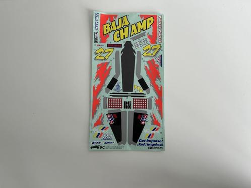 Tamiya Baja Champ 58221 1998 stickers nieuw 1/10 rc, Hobby en Vrije tijd, Modelbouw | Radiografisch | Auto's, Nieuw, Onderdeel