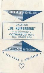 camping De Kuiperberg Tichelwerk Ootmarsum, Ophalen of Verzenden