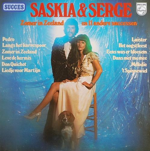 Saskia & Serge ‎– Zomer In Zeeland en 11 andere successen LP, Cd's en Dvd's, Vinyl | Nederlandstalig, Zo goed als nieuw, Levenslied of Smartlap