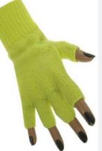 Neon gele handschoenen 18 stuks dames en heren, Ophalen of Verzenden