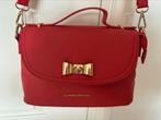 Rinascimento tas rood met gouden accenten, Ophalen of Verzenden, Zo goed als nieuw, Rood, Schoudertasje