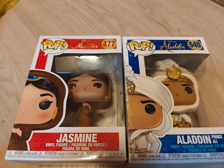 Funko Pop! Jasmine & Aladdin - Nieuw in doos, Verzamelen, Poppetjes en Figuurtjes, Nieuw, Ophalen of Verzenden