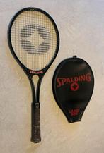 Vintage Spalding Tennisracket Large Bow met Hoes, Sport en Fitness, Tennis, Overige merken, Gebruikt, Ophalen of Verzenden, Racket