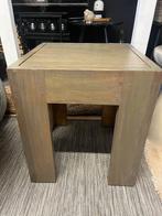Tafeltje, Tuin en Terras, Ophalen, Zo goed als nieuw, Hout, Bijzettafel