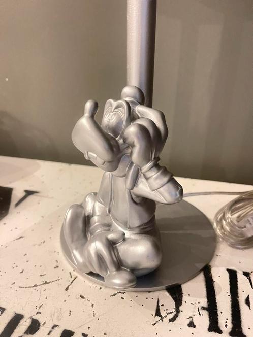 Goofy lamp zilver nieuw met kapje Disney, Verzamelen, Disney, Nieuw, Beeldje of Figuurtje, Goofy of Pluto, Ophalen