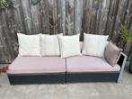 Loungebank 230 cm, merk Raffy, Tuin en Terras, Tuinsets en Loungesets, Ophalen, Zo goed als nieuw, Bank, 4 zitplaatsen