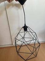 Zwarte hanglamp, Ophalen of Verzenden, Zo goed als nieuw, Rond, 25 tot 50 cm