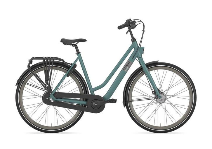 GAZELLE Esprit Dames Thyme Green Mat 54cm 2025, Fietsen en Brommers, Fietsen | Dames | Damesfietsen, Nieuw, Gazelle, 53 tot 56 cm