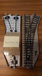 2x Marklin M-rails Wissel 5202 / 5221, Hobby en Vrije tijd, Modeltreinen | H0, Wisselstroom, Gebruikt, Rails, Ophalen of Verzenden