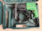 Hitachi DH 24PB Boorhamer incl koffer, Boor- en/of Breekhamer, Ophalen of Verzenden, Klopboormechanisme, Gebruikt
