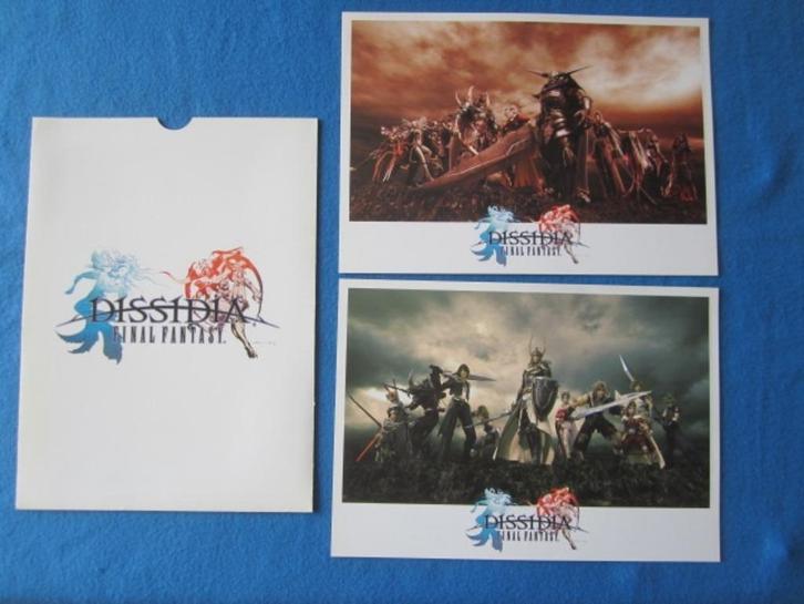 Final Fantasy promo map, flyer, cards, sticker, kalender, Spelcomputers en Games, Games | Sony PlayStation 1, Zo goed als nieuw