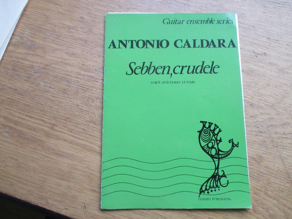 Antonio caldara - sebben, crudele - gitaar, Muziek en Instrumenten, Ophalen of Verzenden, Artiest of Componist, Populair, Gitaar