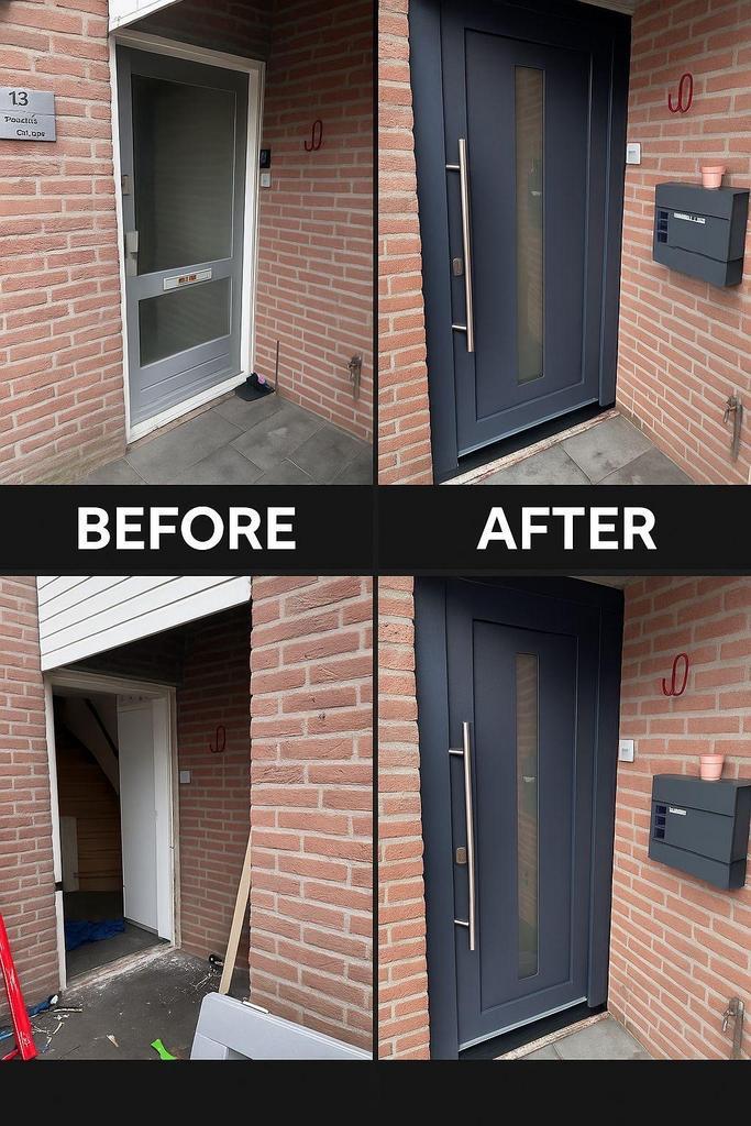 Kunststof Deuren & Kozijnen - Kömmerling & SKG, Doe-het-zelf en Verbouw, Kozijnen en Schuifpuien, Nieuw, Deurkozijn, Kunststof