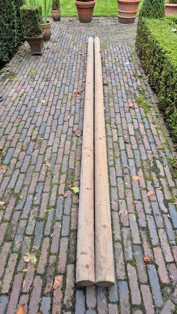 Tuinpalen 2 stuks - 400cm lang beschikbaar voor biedingen