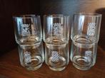 6 glazen met opdruk provincies, Ophalen, Zo goed als nieuw, Borrel- of Shotglas