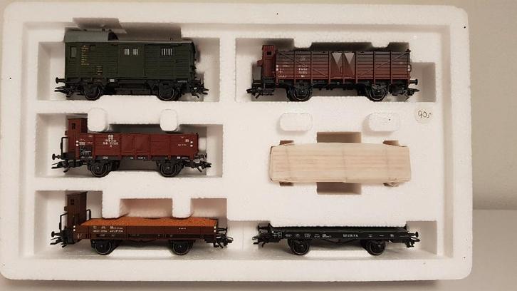 Märklin 47891 Wagenset goederenwagens uit de jaren '50, Hobby en Vrije tijd, Modeltreinen | H0, Nieuw, Treinset, Wisselstroom