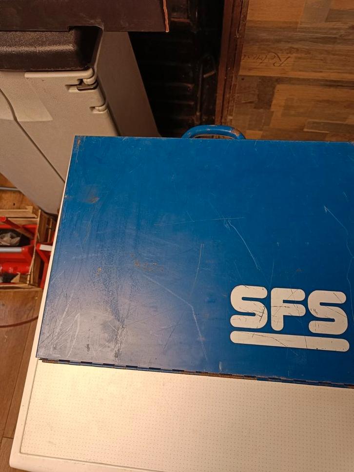 Sfs gereedschap koffers/la 8 stuks, Doe-het-zelf en Verbouw, Gereedschapskisten, Gebruikt, Ophalen