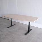 Restpartij, Vergadertafel, Tonvormig eiken blad 200x100/75cm, -, -, In hoogte verstelbaar, Ophalen of Verzenden