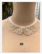 Mooi fijn kantwerk antiek kraagje met striksluiting, Ophalen of Verzenden, Dames