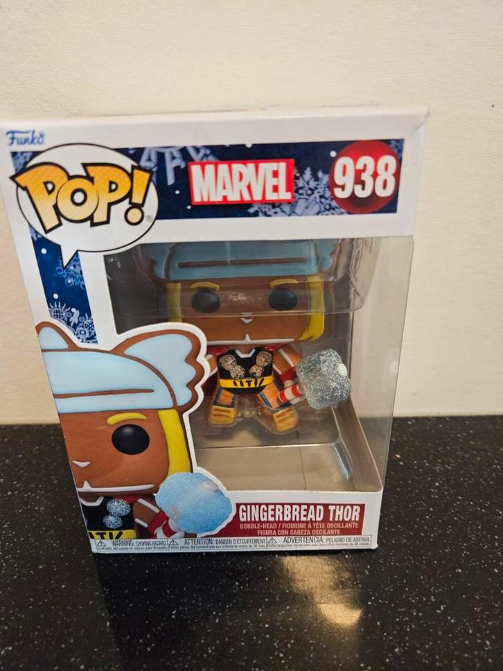 Funko Pop! Marvel 938 Gingerbread Thor, Verzamelen, Poppetjes en Figuurtjes, Nieuw, Ophalen of Verzenden