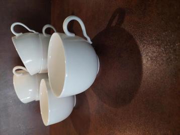 Villeroy & Boch Look wit 6 grote koppen cappucino beschikbaar voor biedingen