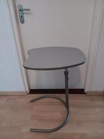 Bijzettafel verstelbaar in hoogte, Huis en Inrichting, Tafels | Sidetables, Ophalen, 50 tot 100 cm, Zo goed als nieuw, Metaal