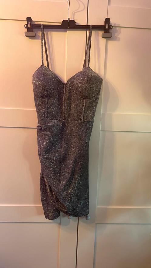 Glitter cocktail jurkje - maat S, Kleding | Dames, Jumpsuits, Zo goed als nieuw, Maat 36 (S), Ophalen of Verzenden