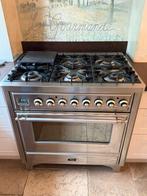 Boretti Gasfornuis 6 Pitten, Witgoed en Apparatuur, Fornuizen, Gebruikt, 60 cm of meer, Grill, Ophalen of Verzenden