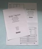 1 EURO OF GRATIS Naaipatroon kinderschort, Hobby en Vrije tijd, Kledingpatronen, Overige merken, Overige typen, Kind, Nieuw